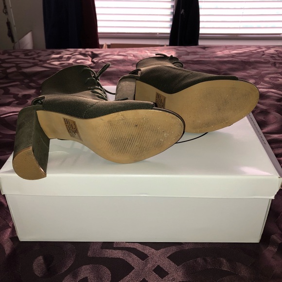 Steve Madden Peep Toe Ankle Boots - Picture 3 of 7